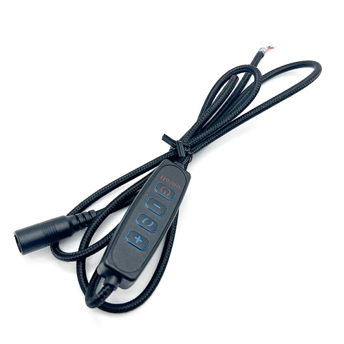 Adjustable Brightness USB Power Dimmer Cable with On Off Switch DC Female to Open Tinned Wire
