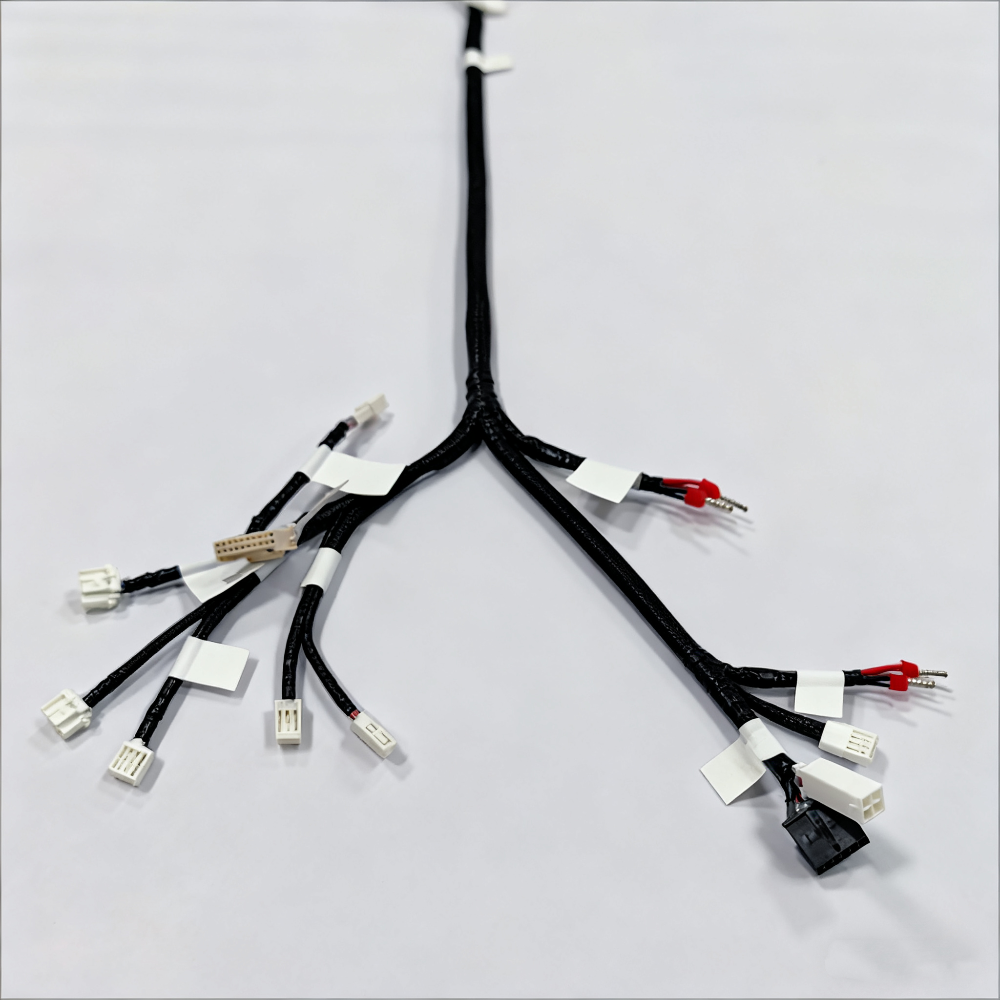 Automobile Communication Cable & Wire Harness Assembly – Custom Long Fork Arm Power Electrical Engine Harness