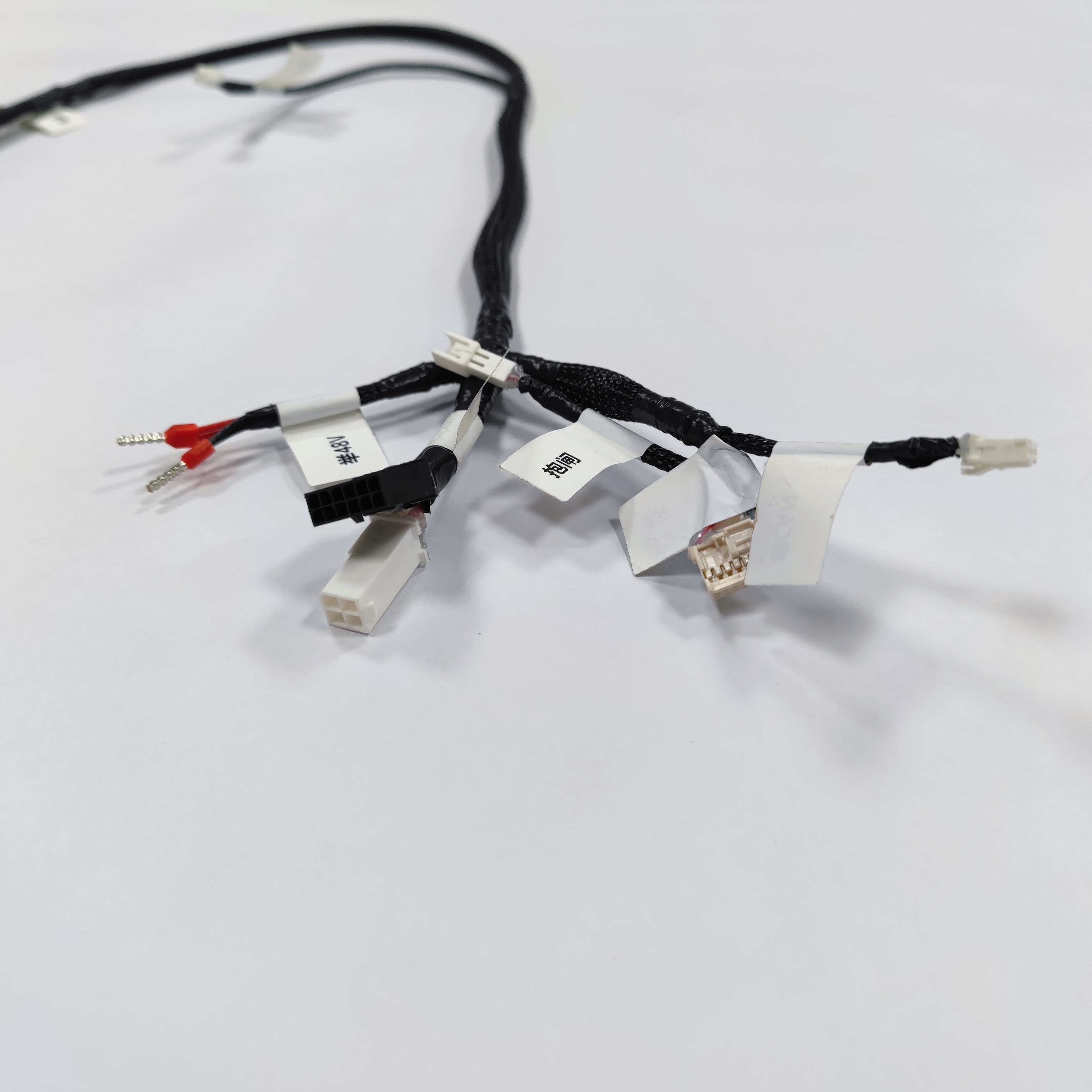 Automobile Communication Cable & Wire Harness Assembly – Custom Long Fork Arm Power Electrical Engine Harness