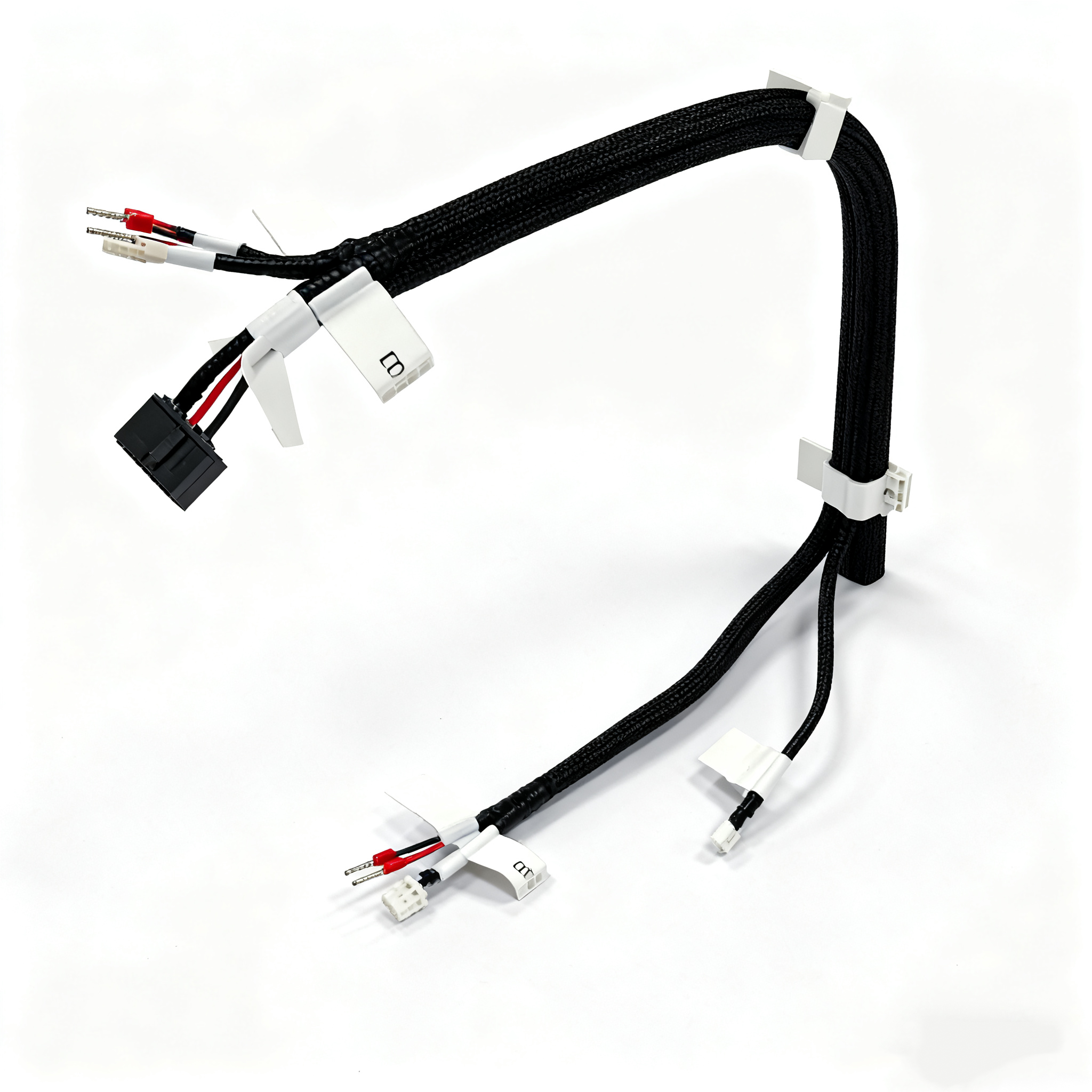 Automobile Communication Cable & Wire Harness Assembly – Custom Long Fork Arm Power Electrical Engine Harness