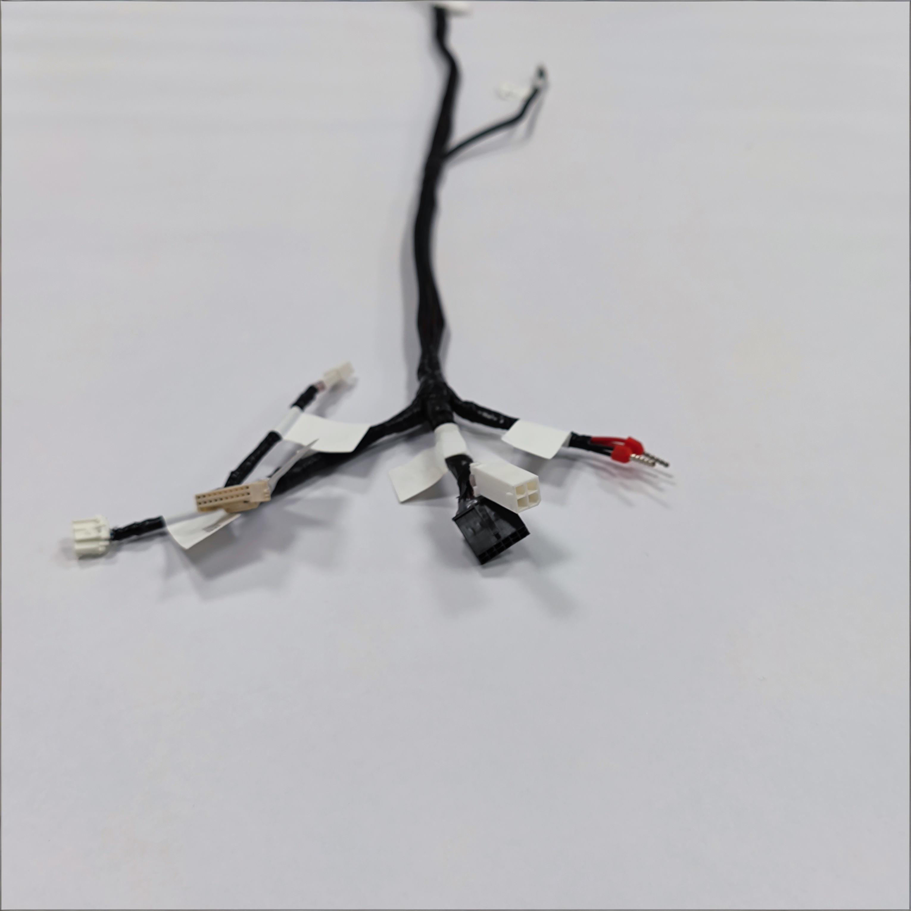 Automobile Communication Cable & Wire Harness Assembly – Custom Long Fork Arm Power Electrical Engine Harness