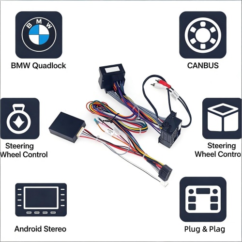 BMW Steering Wheel Control Adapter Interface and Quadlock Radio Wiring ...
