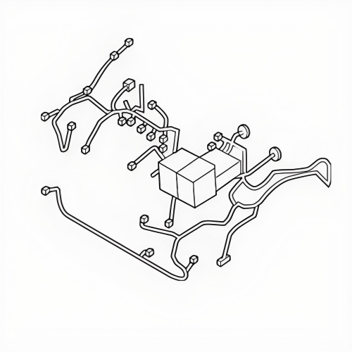Complete Engine Wiring Harness for Chevrolet Aveo 2005 OEM Engine Wire Harness