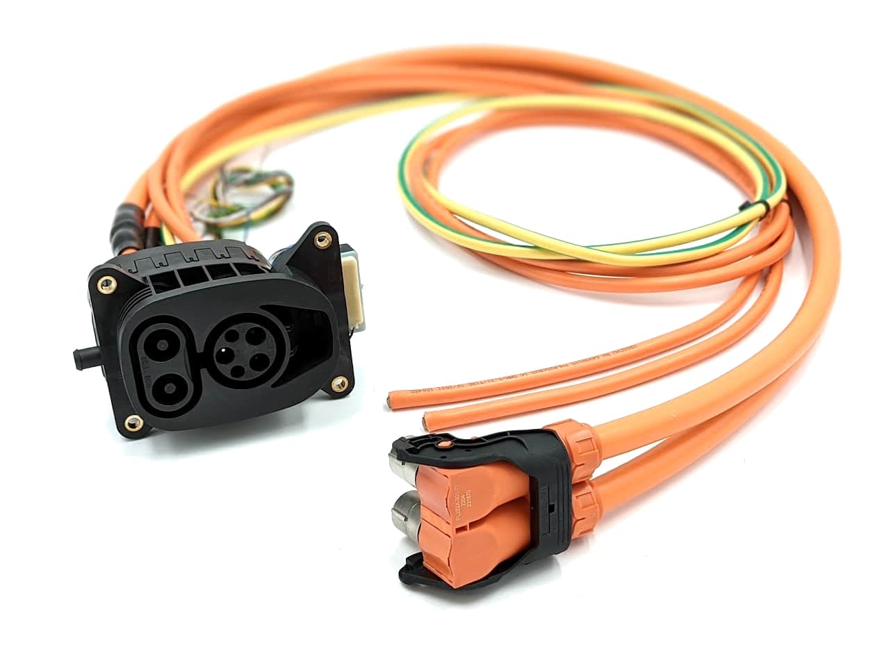 Custom EV Cable New Energy Bus High Temperture High Voltage Wire Harness