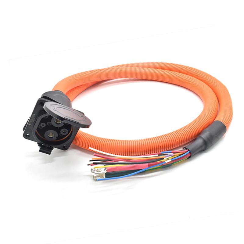 Custom EV Cable New Energy Bus High Temperture High Voltage Wire Harness