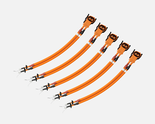 Custom EV Cable New Energy Bus High Temperture High Voltage Wire Harness