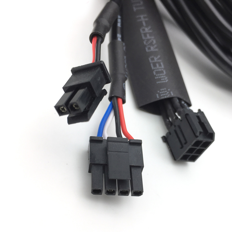 Custom OEM 6 Pin Socket Crimp Terminal Wire Harness Cable Assembly