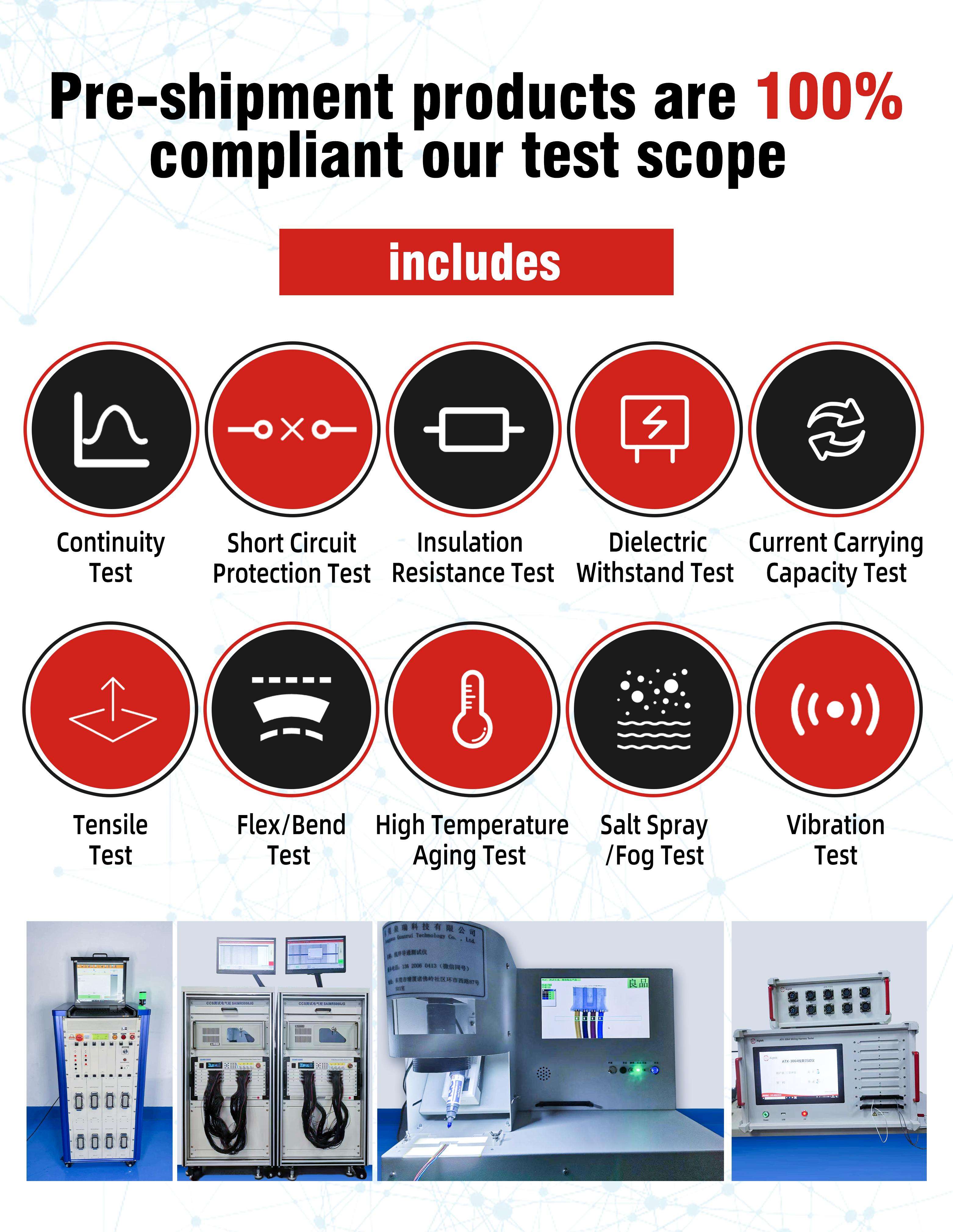 Customized Car Roof Rack Electrical Cable Assemblies Wire Harness