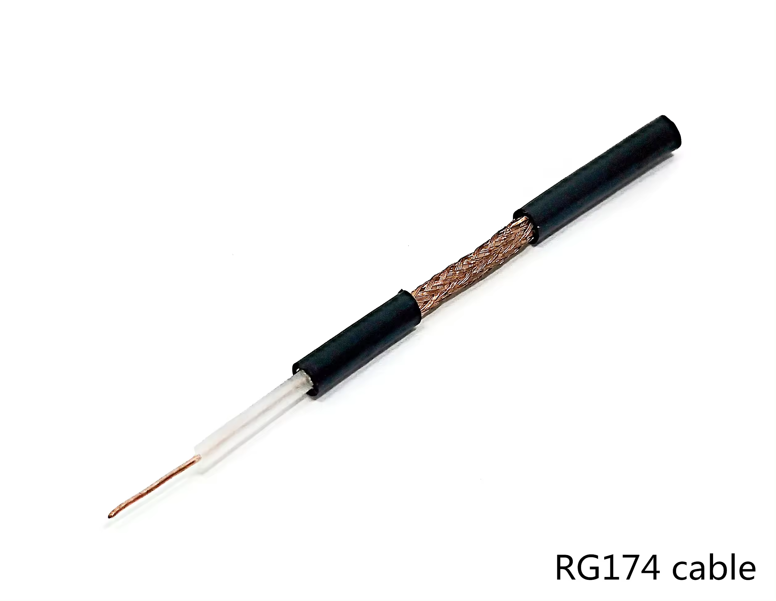 Factory price 50ohm RF coaxial cables coax cable RG series rg58 rg213 rg214 rg174 Connector rf Pigtail cable