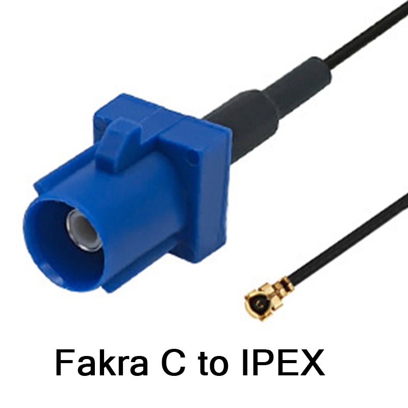 FAKRA Code C Female to IPEX/U.FL RF Coaxial Pigtail Cable