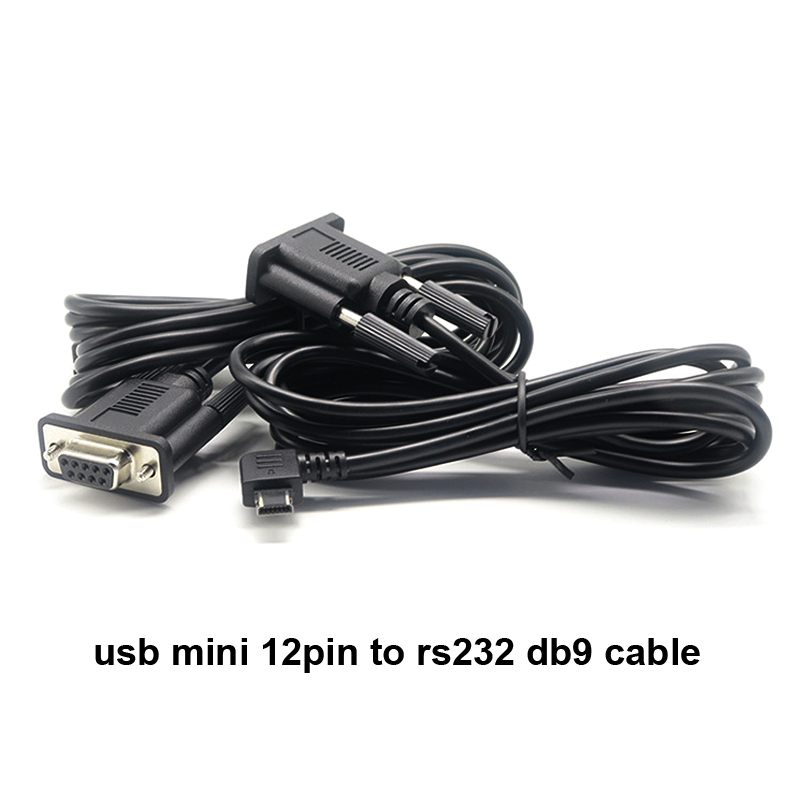 Ftdi Mini Usb to Db9 Female Rs232 Serial Converter Cable Usb Mini 12pin to Rs232 Db9 Cable