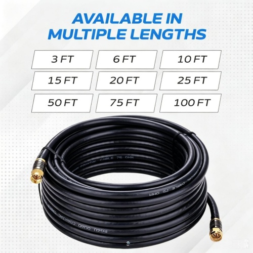 What Makes Quad Shield RG6 Coaxial Cable Better for HDTV and Internet Signals?