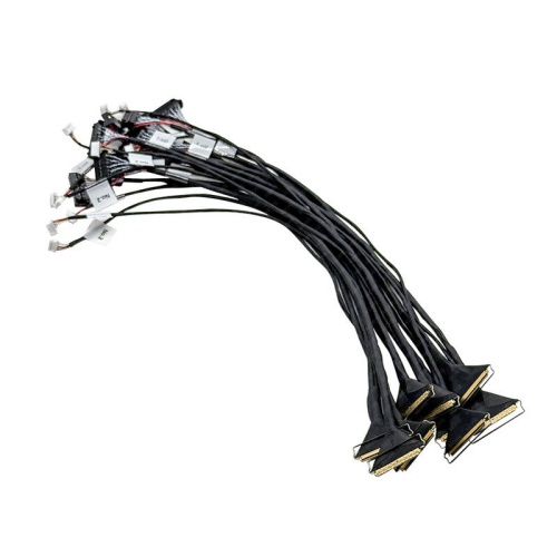 High‑Speed LVDS & LED Backlight Wiring Harness for LCD/LED Screens