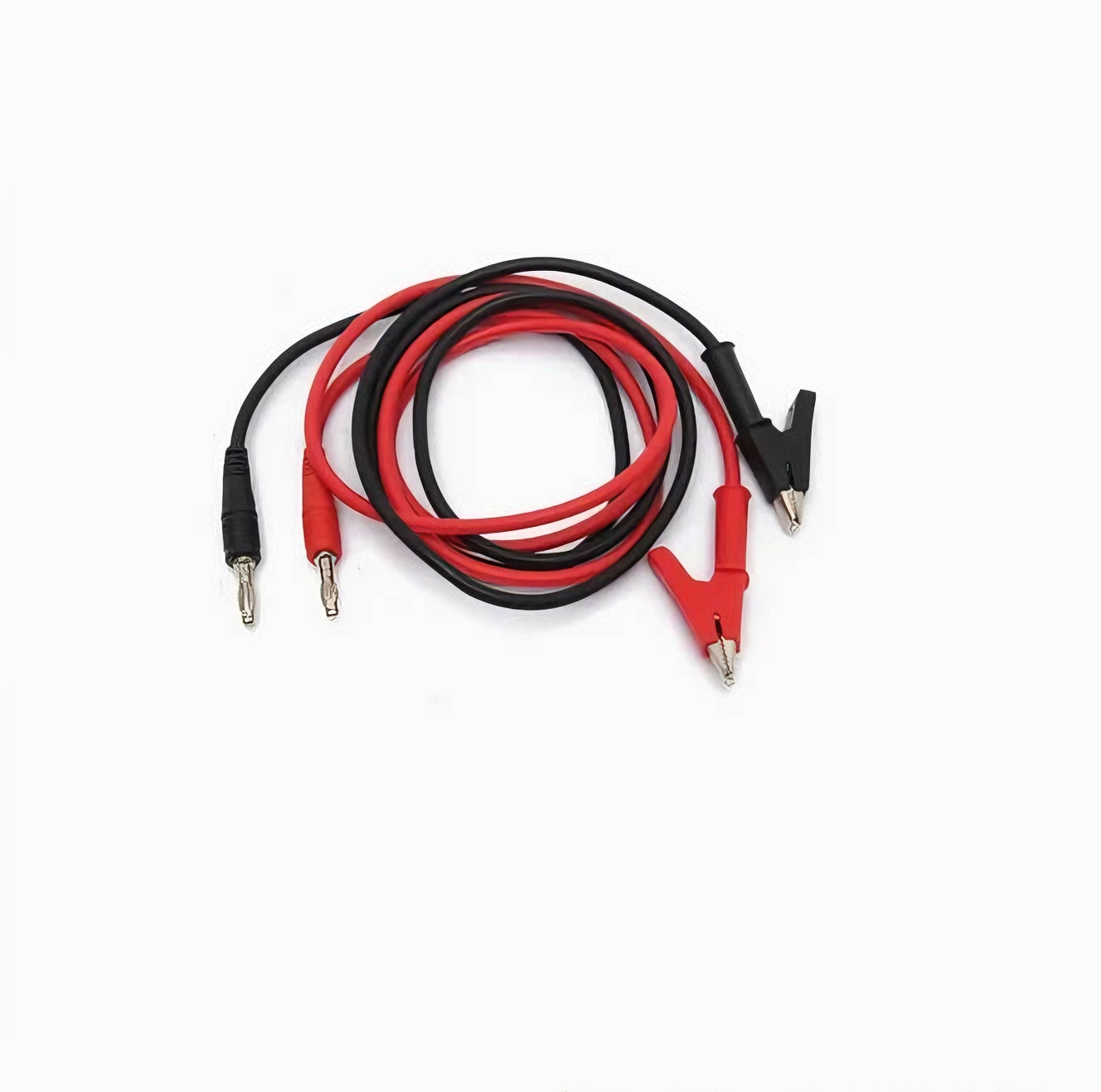 Industrial Wire Harness Banana Plug to Alligator Clip Test Lead Cable