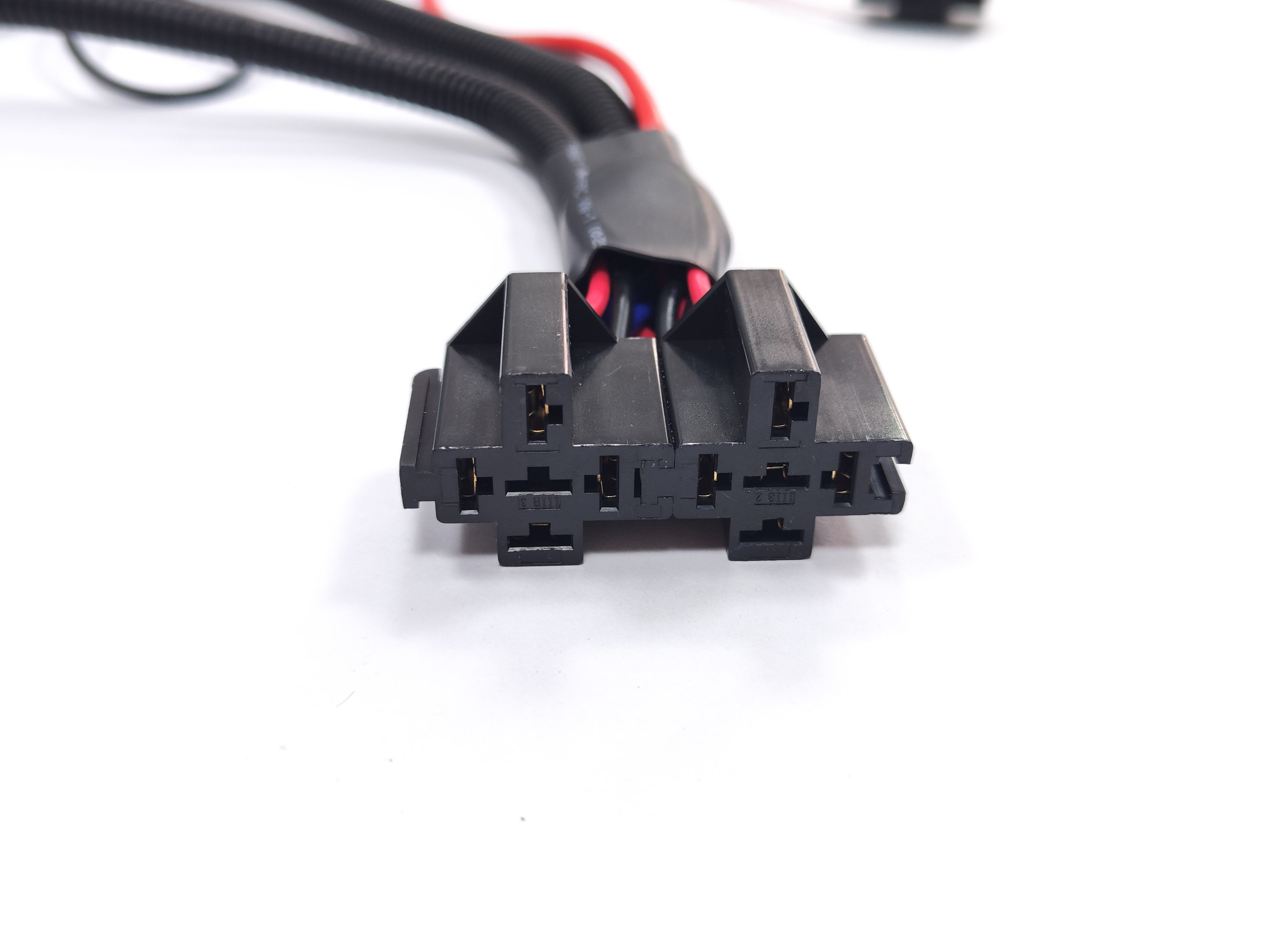 OEM ODM Automotive Car Headlight Brightener Speaker Cable Assembly Auto H4 Led Headlight Wiring Harness