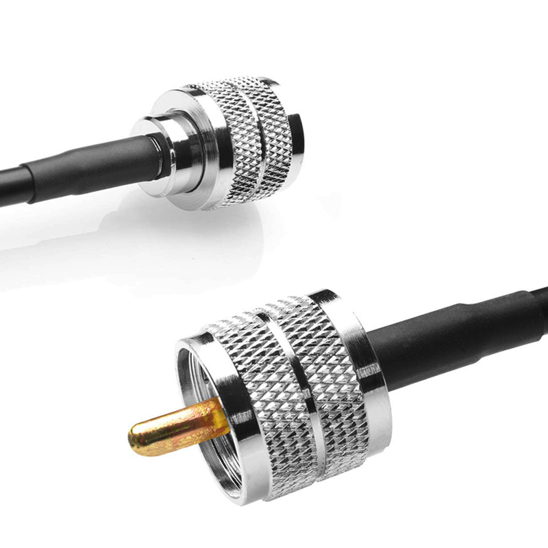 PL259 to PL259 RG58 Coaxial Cable – Low Loss UHF Male Jumper for CB ...