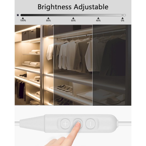 New 6-Speed Dimming USB On Off Switch Cable with Stripped Ends Brightness Control for 5V LED Strips for Table Lamps