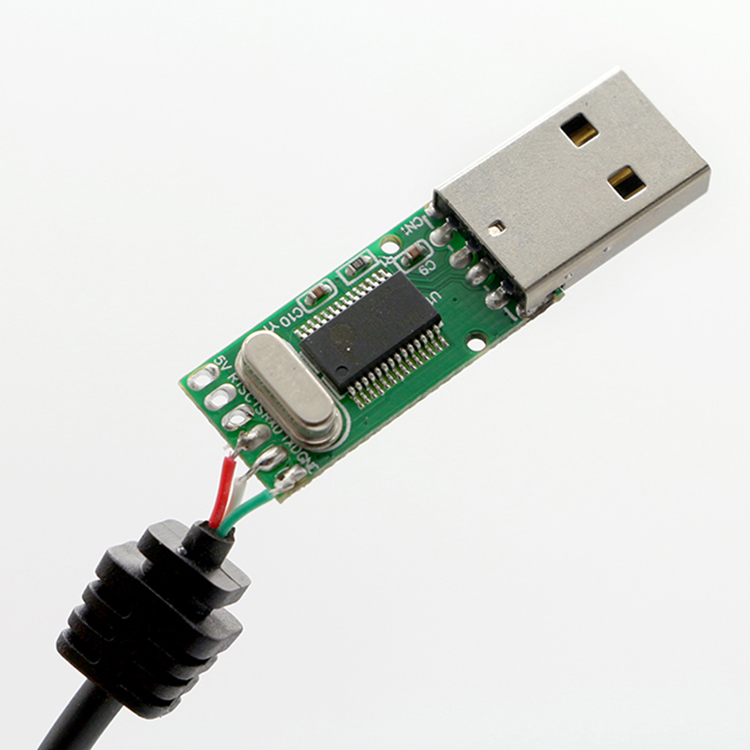 USB-A to 3.5mm Right-Angle TRS TTL Serial Cable – FTDI/PL2303/CP2102 Compatible