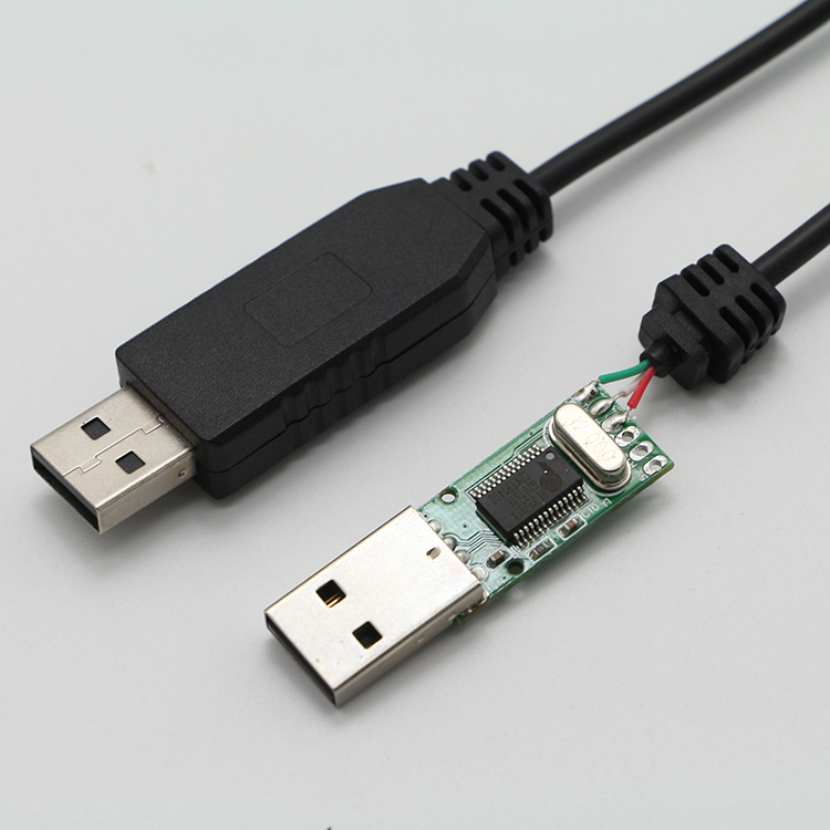 USB-A to 3.5mm Right-Angle TRS TTL Serial Cable – FTDI/PL2303/CP2102 Compatible