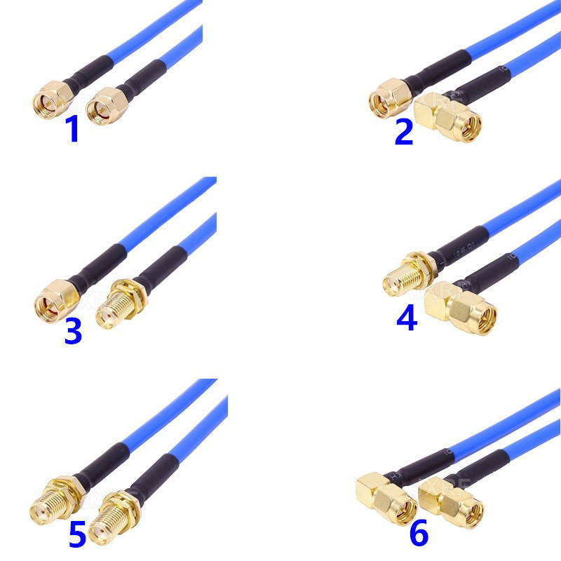 RF Shielded Harness Cable — SMA Male, High Frequency Communication Wire
