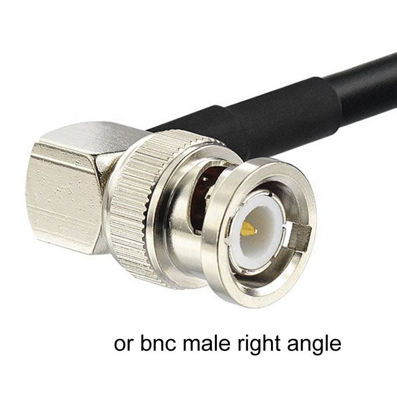 Rg174 Rg316 Waterproof Bnc to Sma Coaxial Communication Cables Bnc Female to Sma Female Right Angle 90Degree Jack