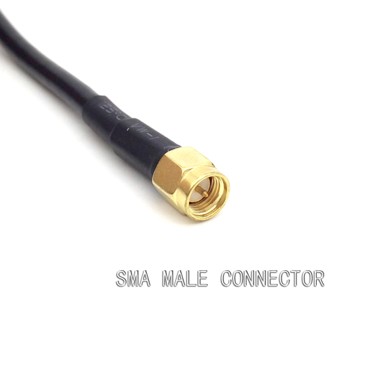 SMA Male to N Female Bulkhead RG58 Coaxial Cable 5m for WiFi Signal Booster Antenna