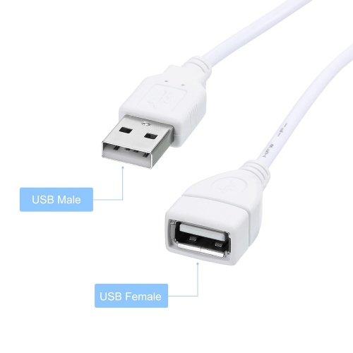 USB Male to Female Extension Cable with ON Off Toggle Switch for LED Desk Lamp Strip and Fan