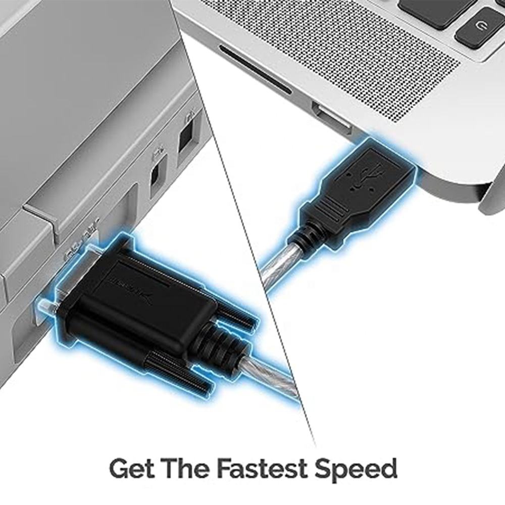 Usb To Rs232 Db9 Serial Connector 9 Pin Usb2.0 Adapter Ftdi Cable