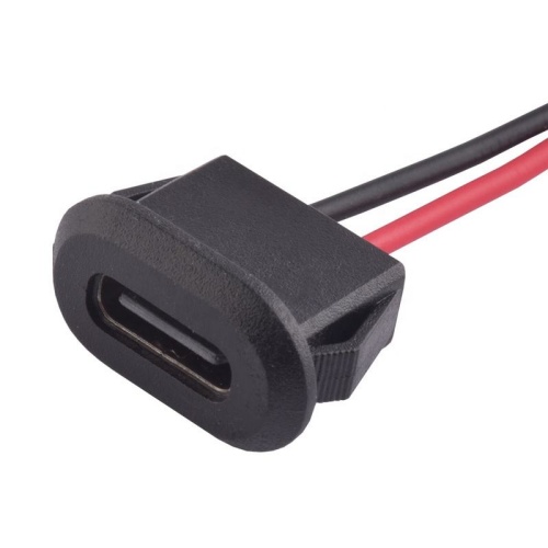 Waterproof USB Type‑C Female Connector Wiring Harness for OEM & Home Wiring