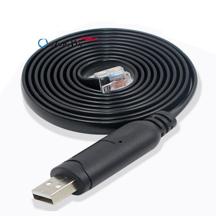 USB-A to RJ12/RJ11 Serial Adapter Cable – FTDI Chipset Compatible