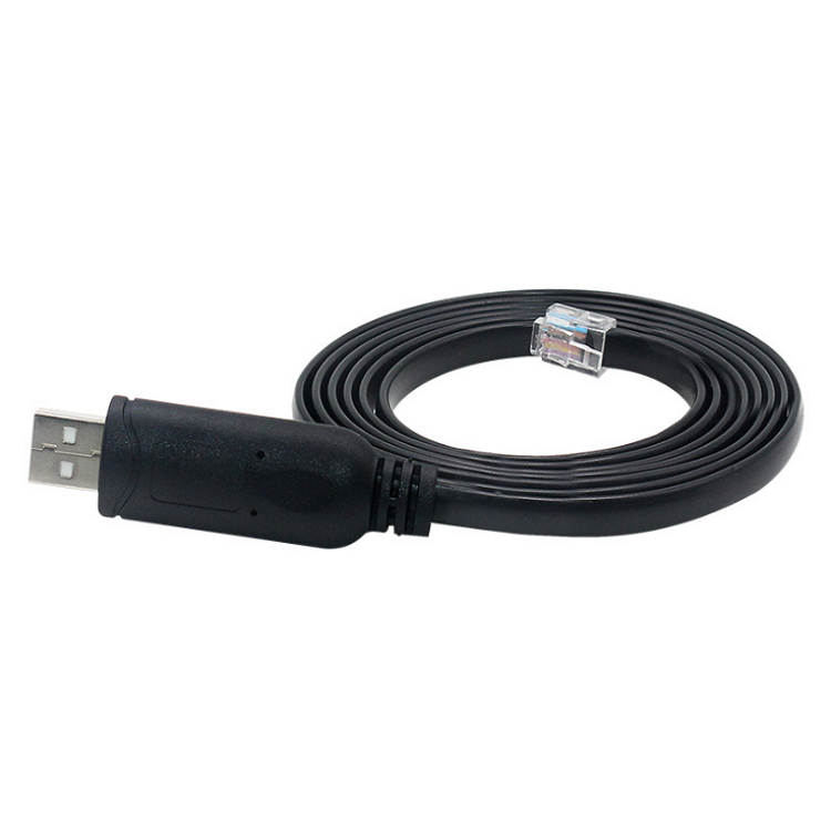 USB-A to RJ12/RJ11 Serial Adapter Cable – FTDI Chipset Compatible