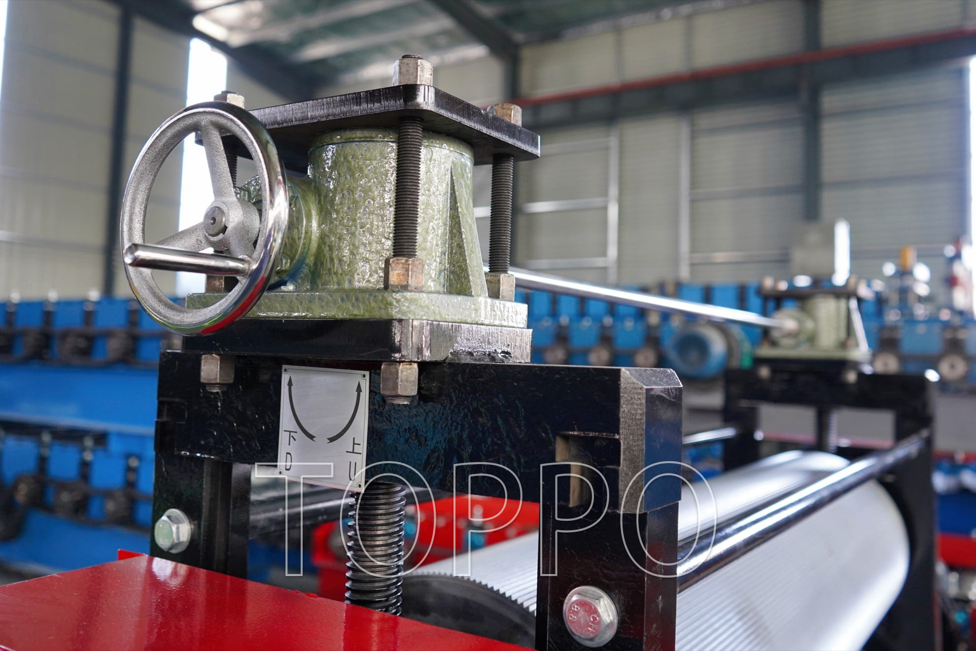 Industrial Wave Pattern Metal Sheet Embossing Machine with Manual Clutch System
