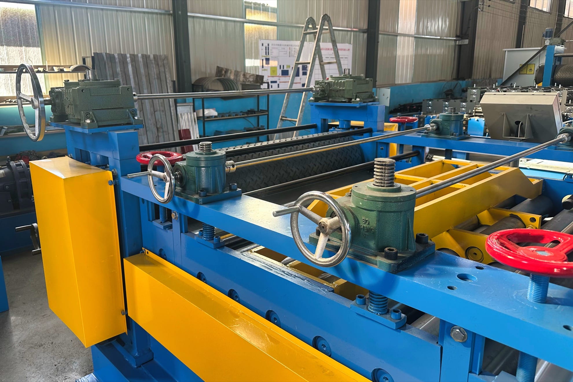 Heavy Duty Diamond Pattern Metal Sheet Embossing Machine