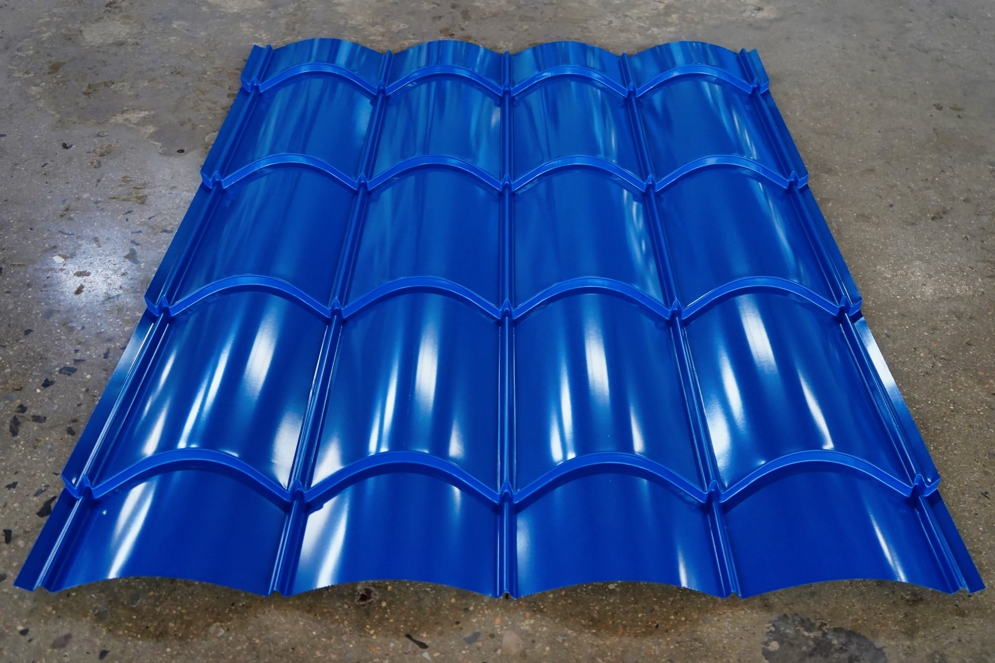 PLC Controlled Glazed Tile Roll Forming Machine with Oil Cooling System