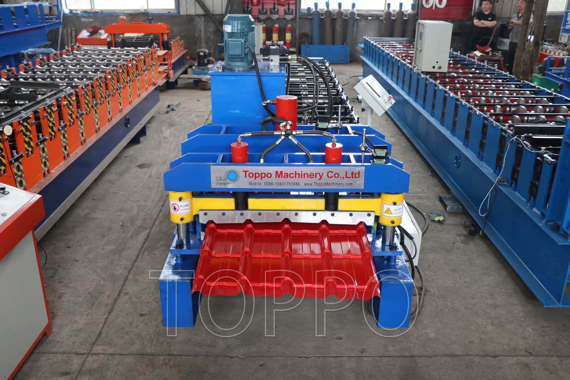 Automatic Glazed Roof Tile Making Machine for Roofing Sheet Manufacturing Operations