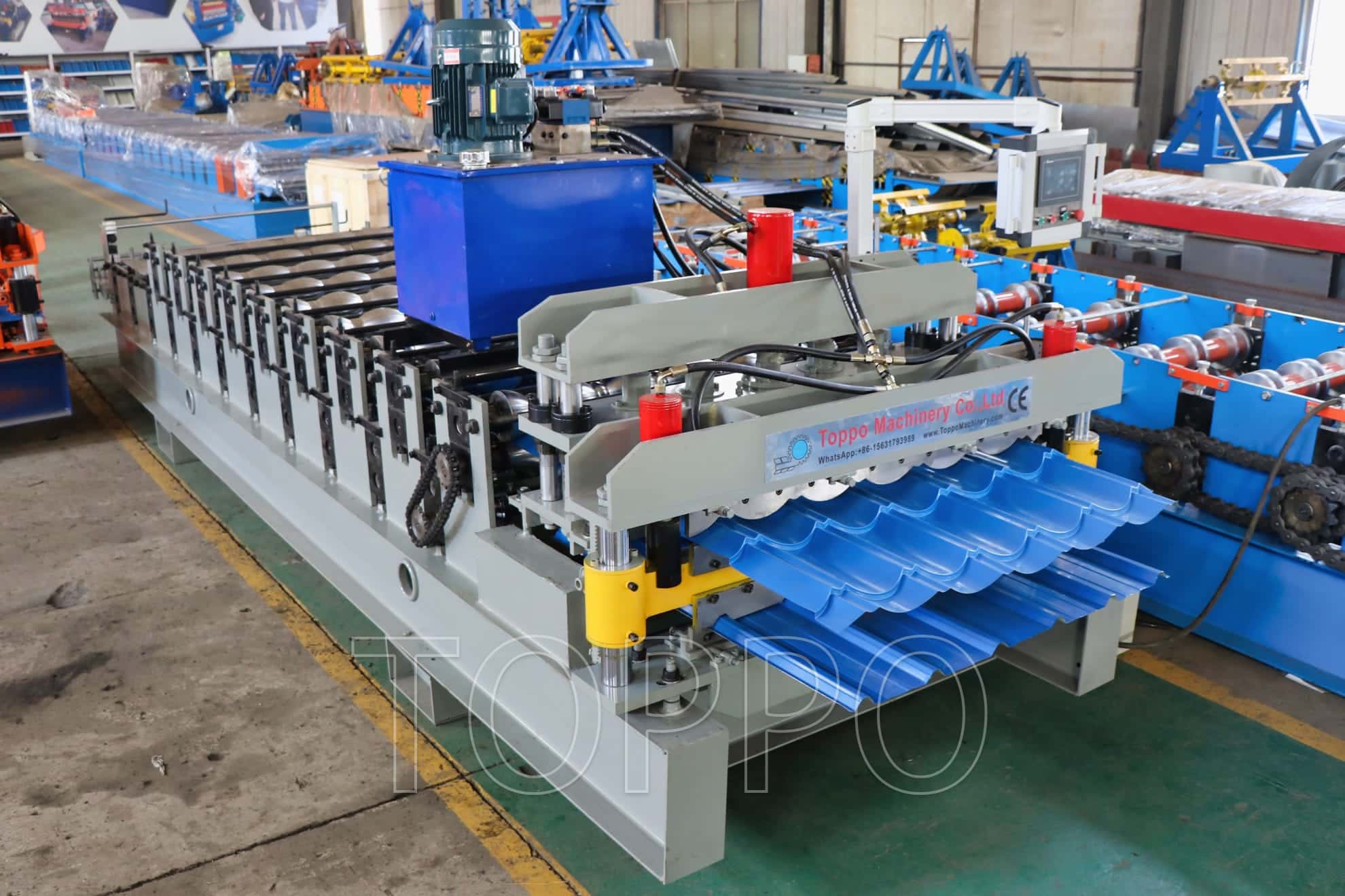 Heavy Duty Double Layer Roll Forming Machine for Roofing Sheet Manufacturing
