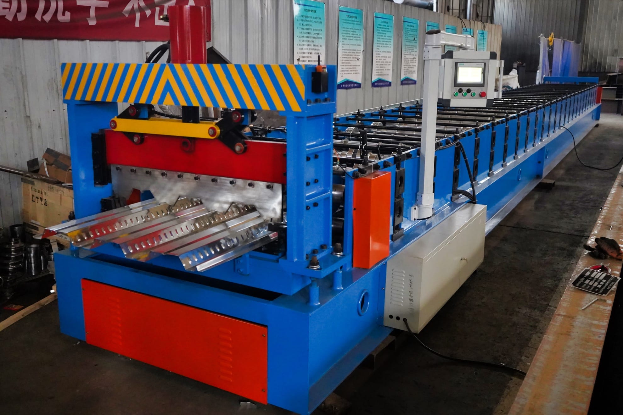 Steel Floor Decking Sheet Making Machine for Complete Deck Product Manufacturing