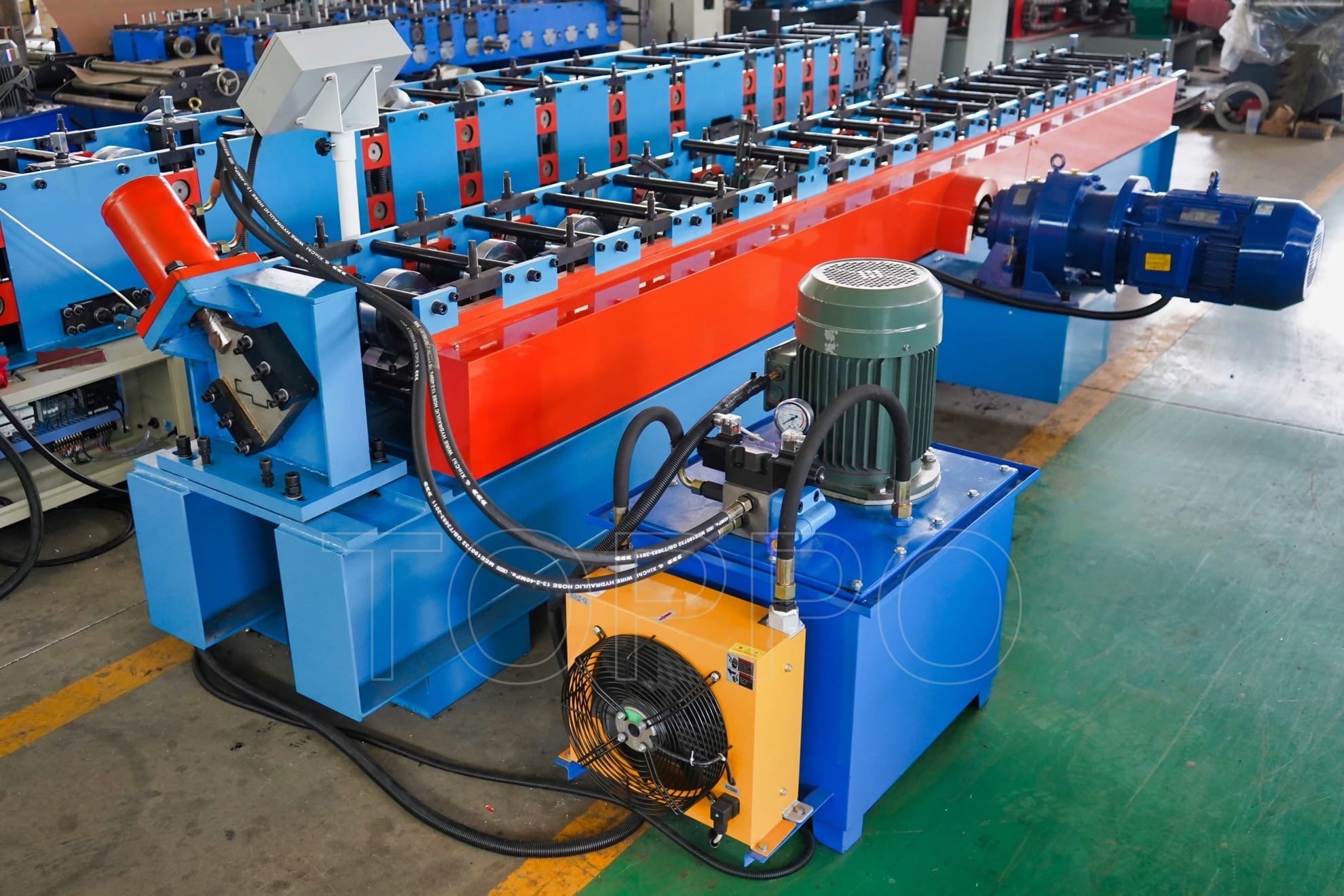 PLC Control Roller Shutter Door Making Machine Equipment for Door Product Processing