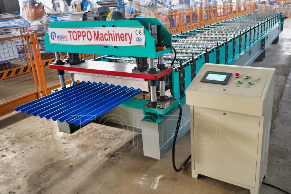 Corrugated Roof Sheet Roll Forming Machine for Roofing Industry Production