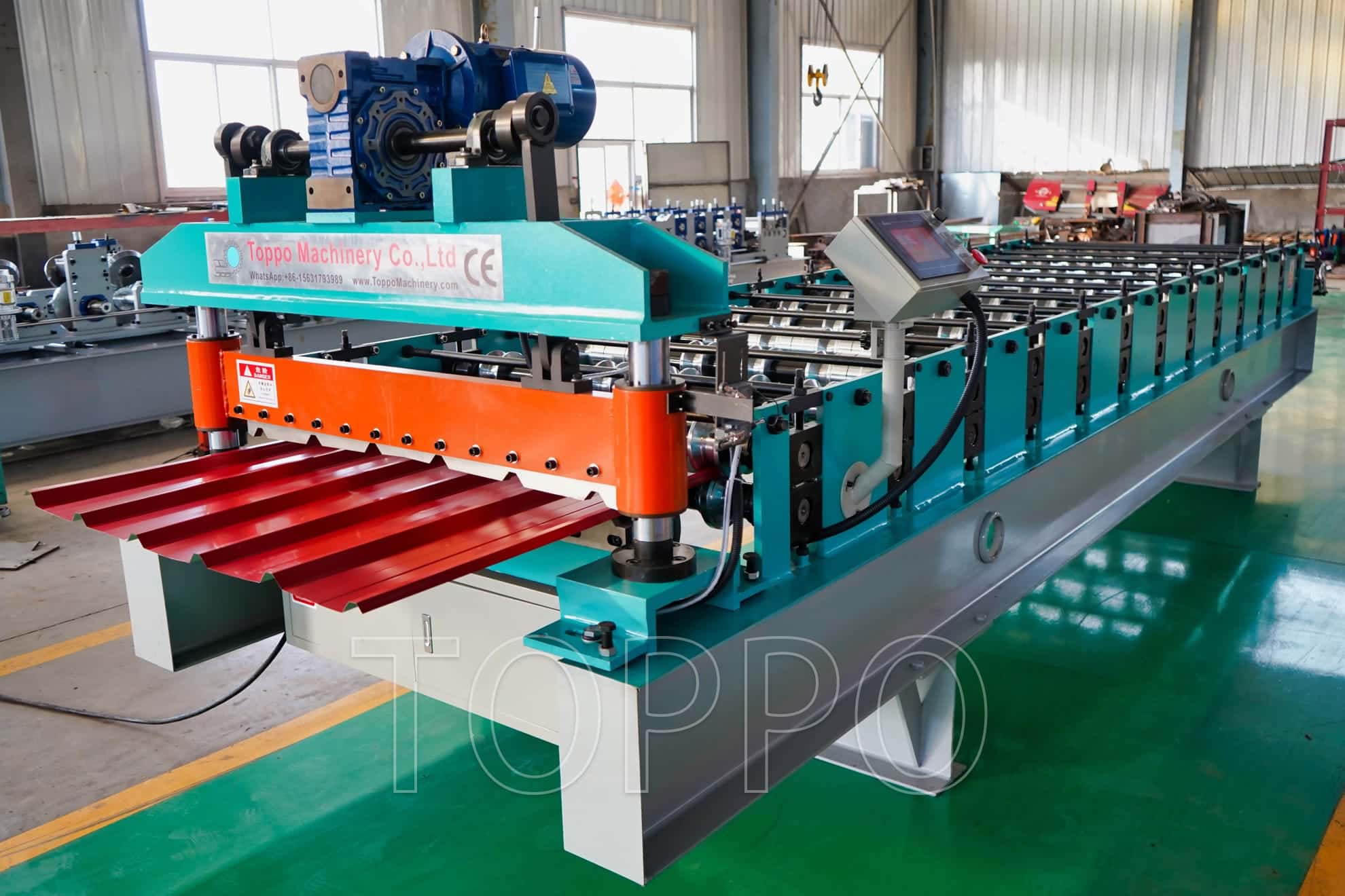High Precision Trapezoidal Roof Roll Forming Machine