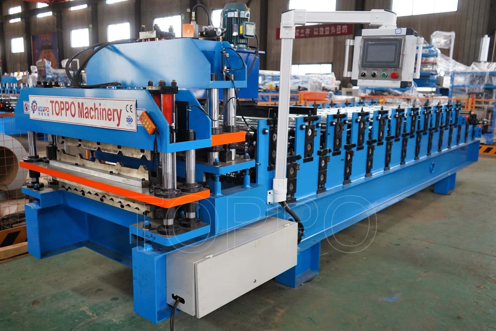 Automatic Metal Roofing Panel Making Machine for Corrugated Roof Sheets