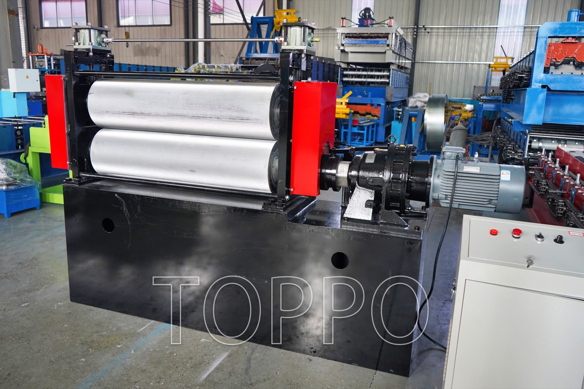 Manual Leveling Hydraulic Metal Sheet Embossing Machine