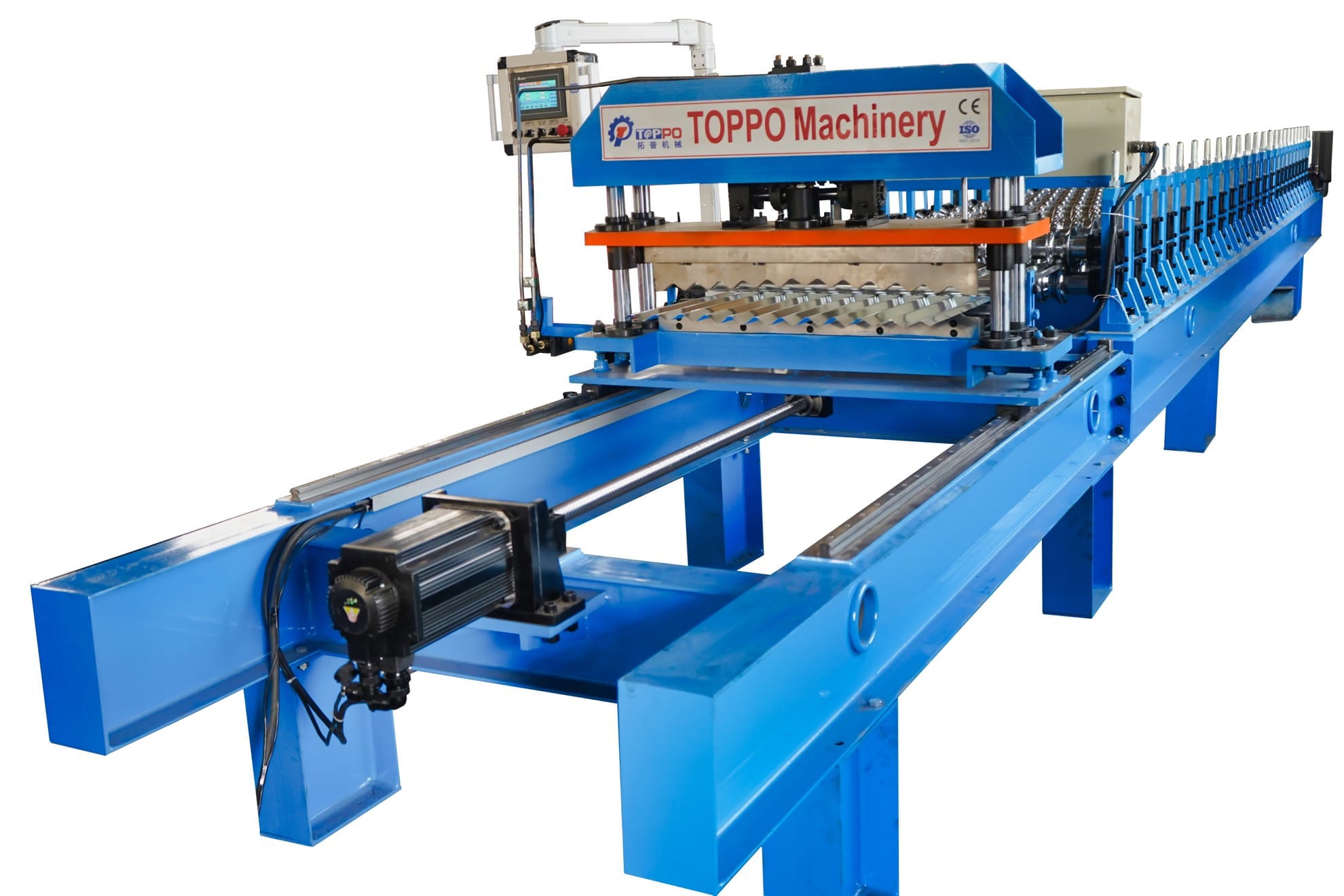High Speed  Corrugated G550 Roofing Sheet Roll Forming Machine