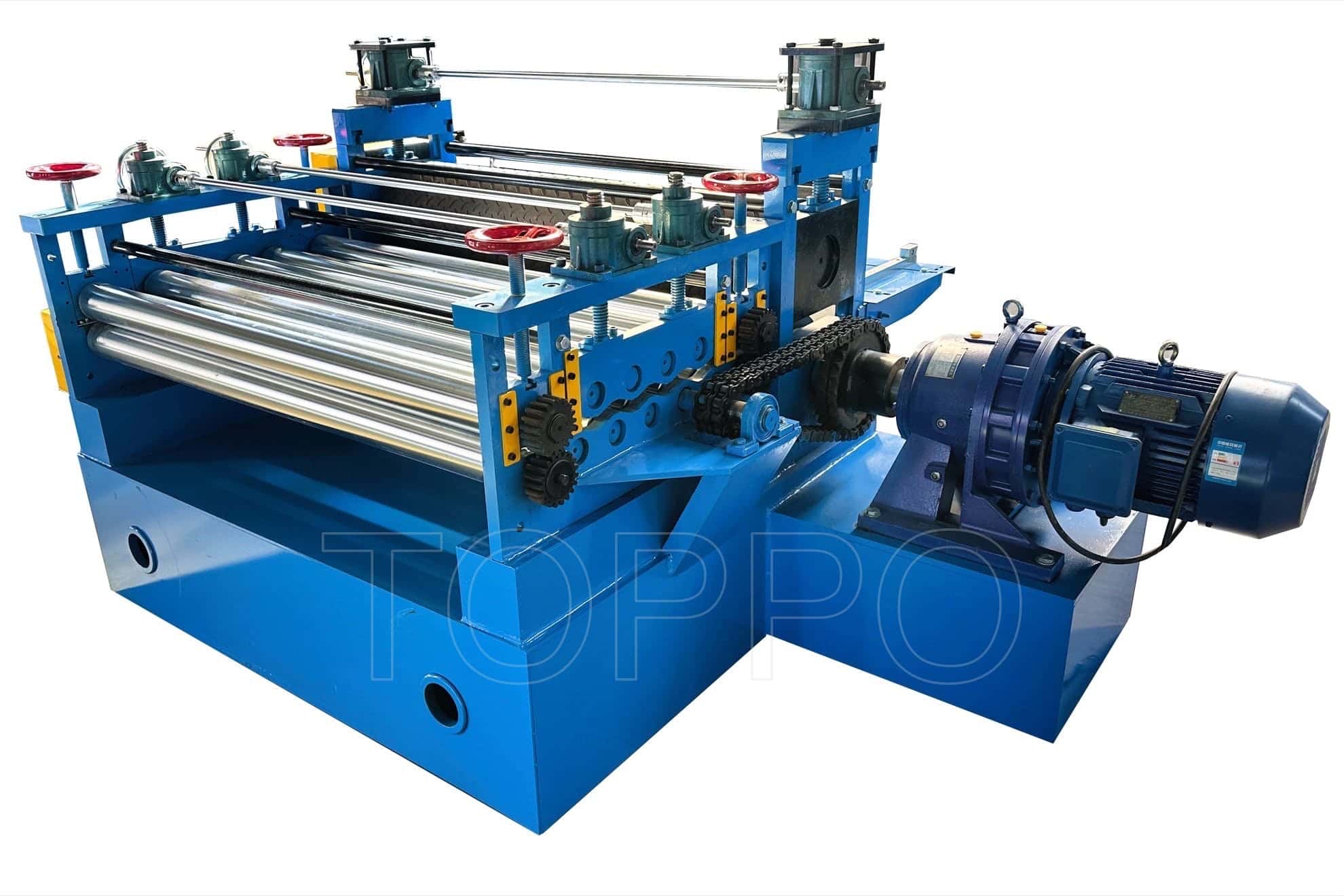 Anti-Slip Pattern Color Steel Aluminum Cold Plate Metal Embossing Machinery