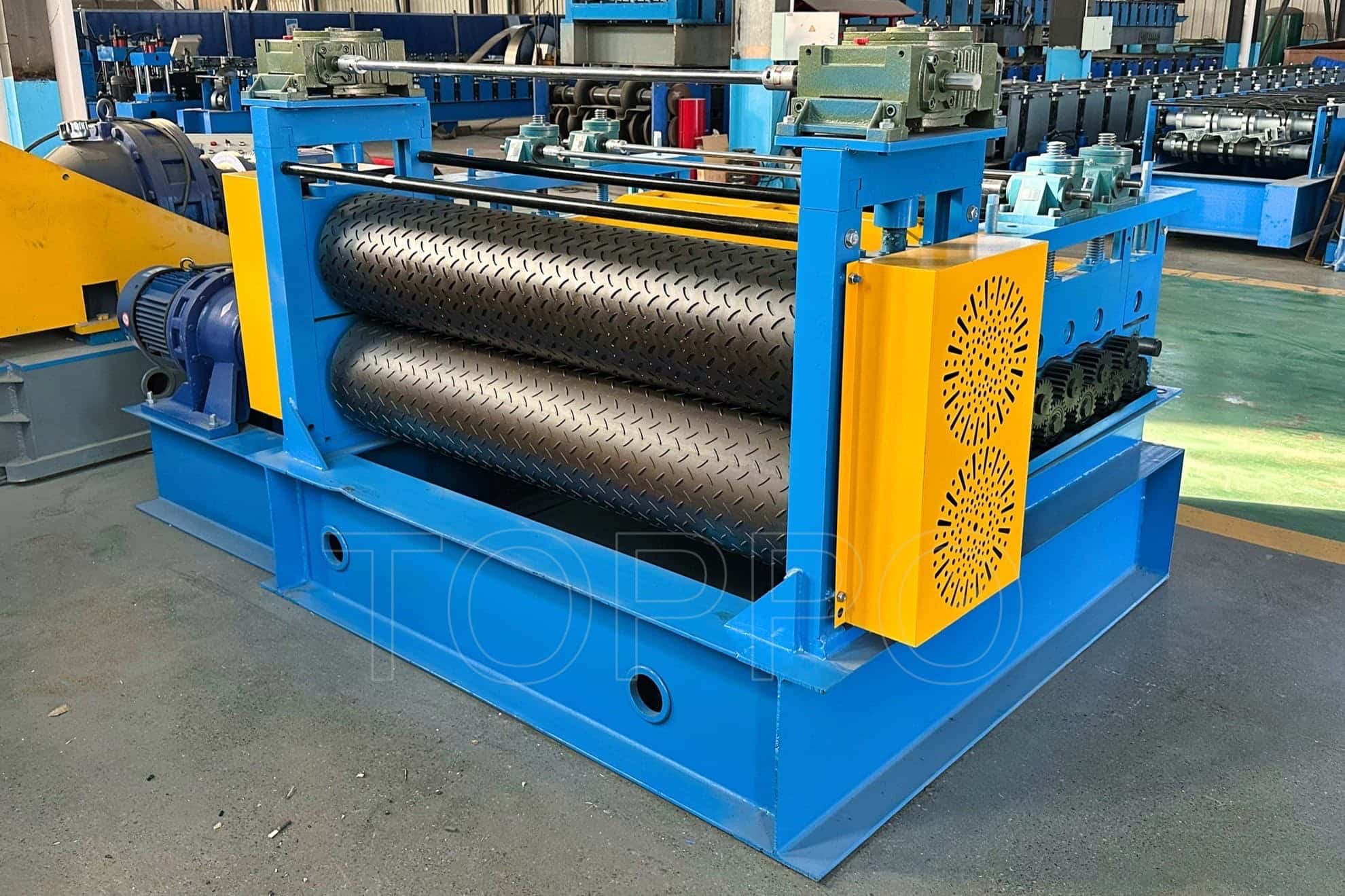 Metal Chequer Plate Embossing Press Machine Investment for Factory Expansion