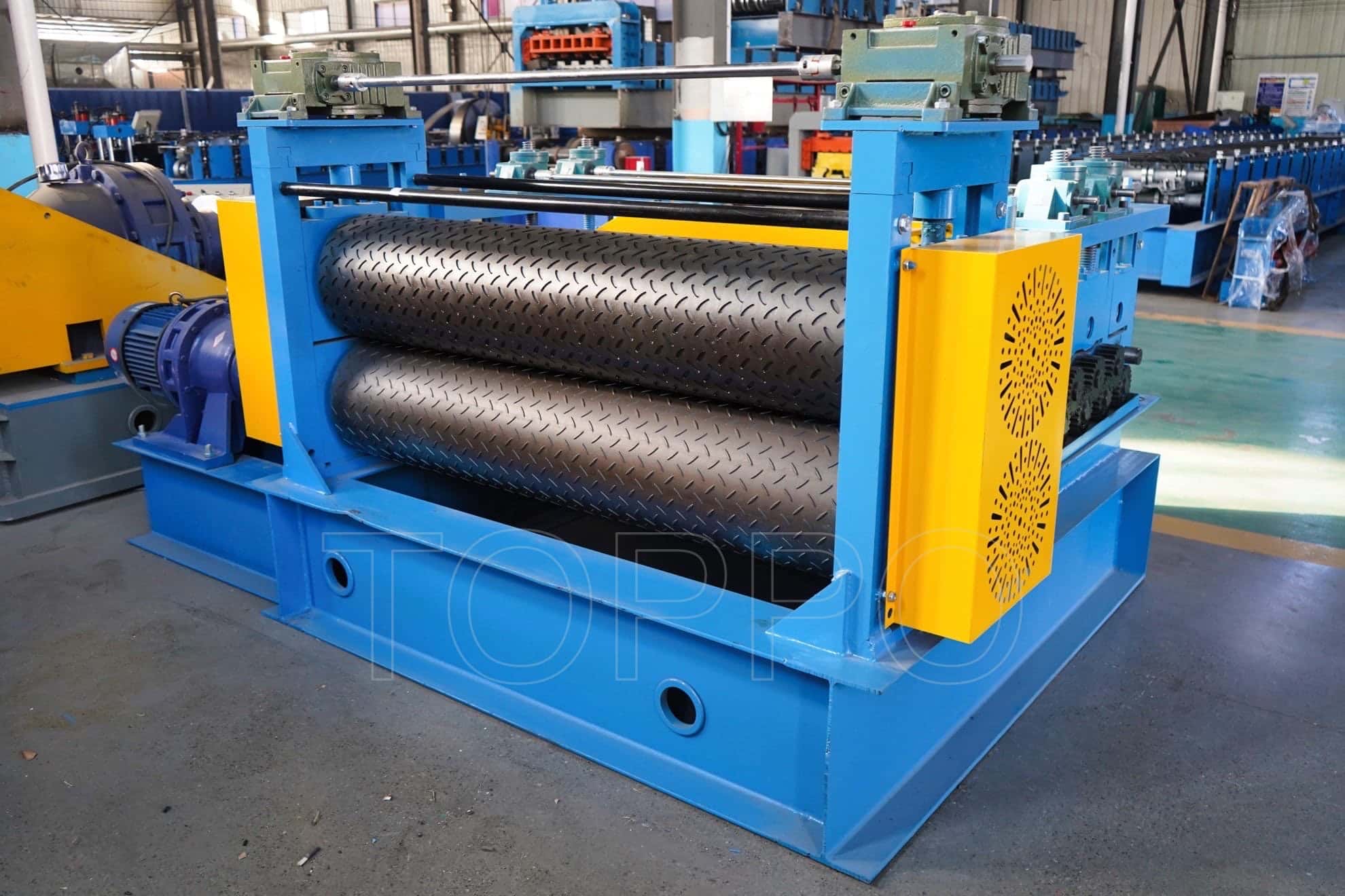Premium Color Steel Aluminum Cold Plate Embossing Machine with Precision Roller Technology