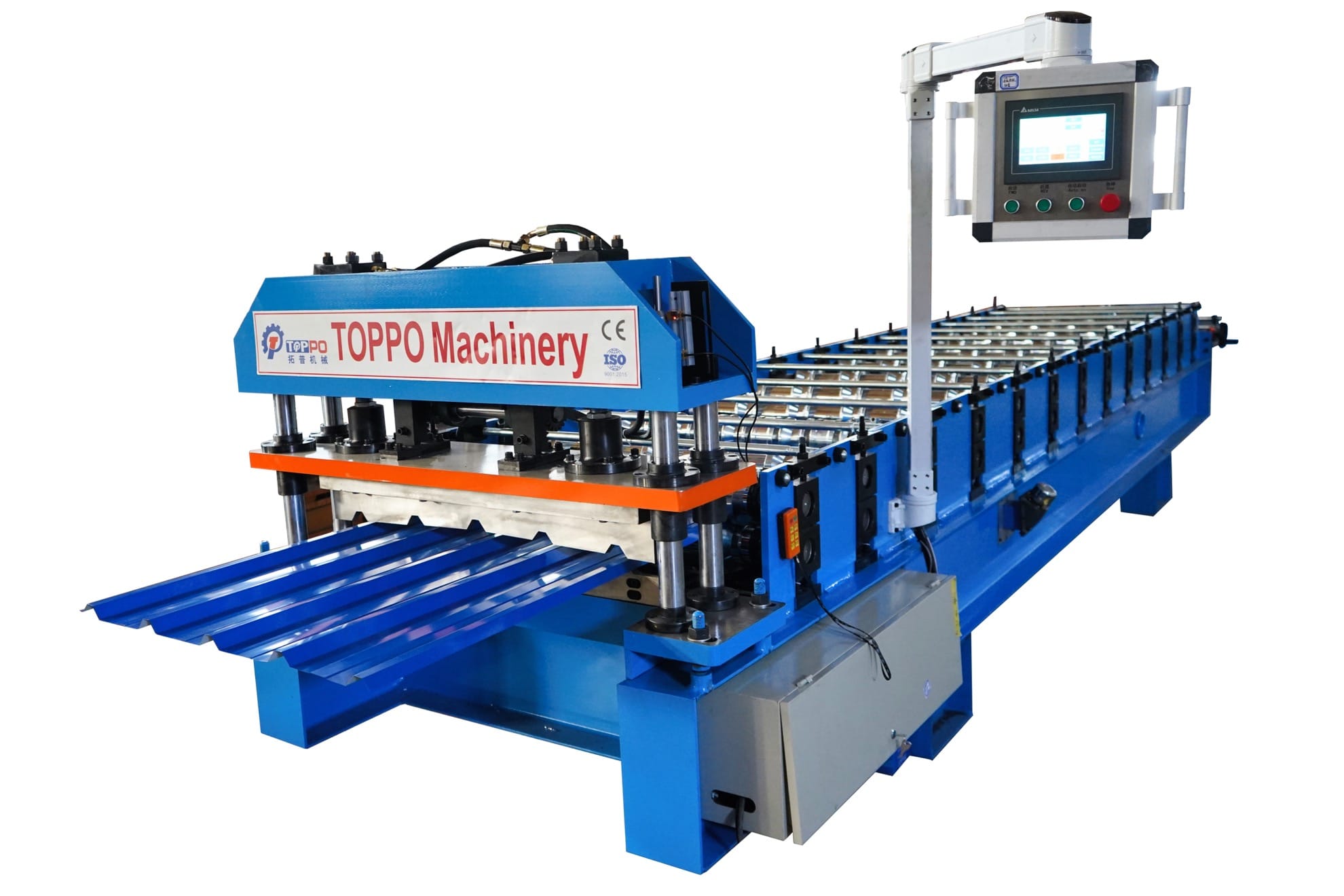 Color Steel Metal Roof Trapezoidal Roll Forming Machine