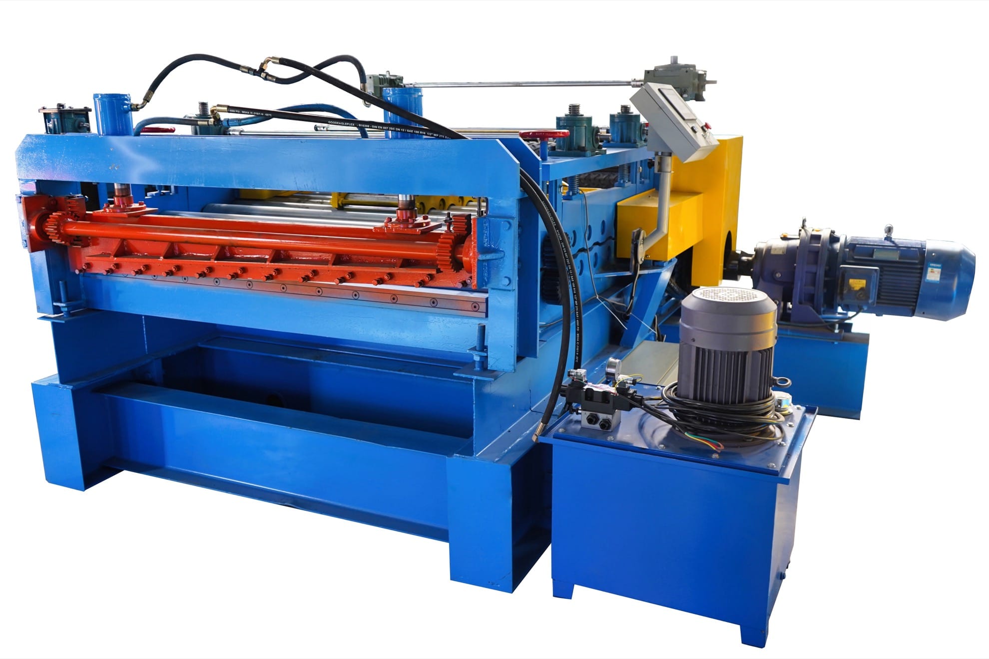 Heavy Duty Diamond Pattern Metal Sheet Embossing Machine