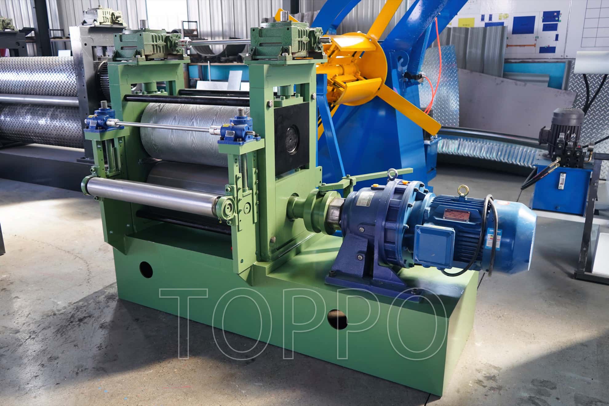 Metal Embossing Machine for High-Volume Industrial Steel Manufacturing