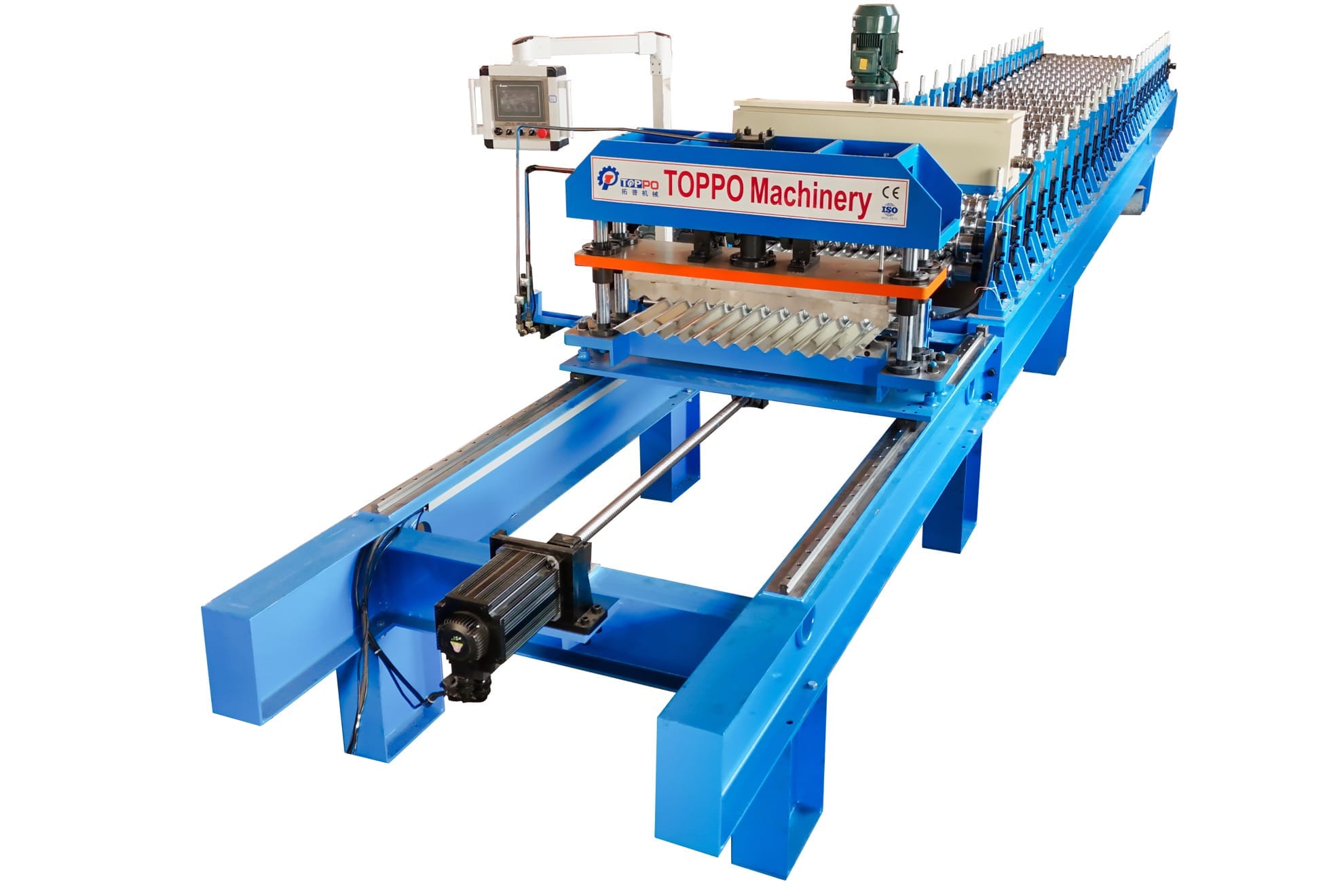 Corrugated Tile Roll Forming Line for Metal Roof Panel Production